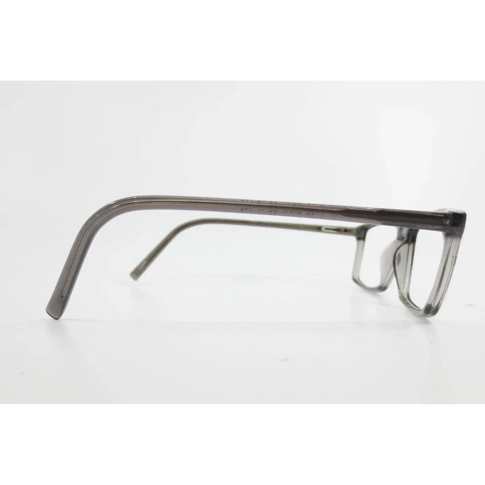 MP 7106 Gray Rectangular Eyeglass Frames 53-17-140 Translucent Men Women Glasses